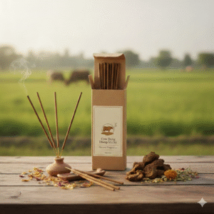 Cow Dung Agarbattis (Sandal fragrance)